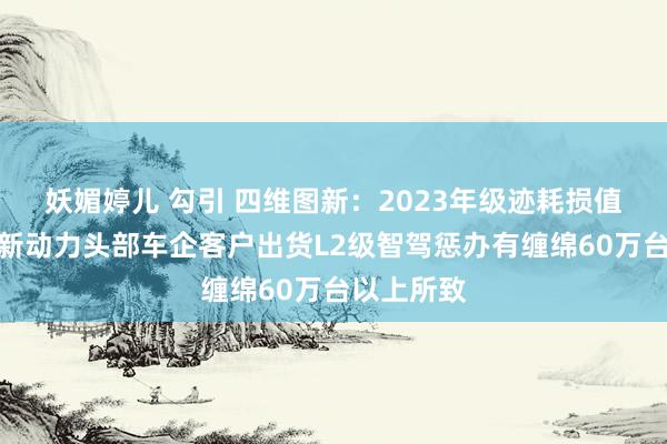 妖媚婷儿 勾引 四维图新：2023年级迹耗损值最高是为新动力头部车企客户出货L2级智驾惩办有缠绵60万台以上所致