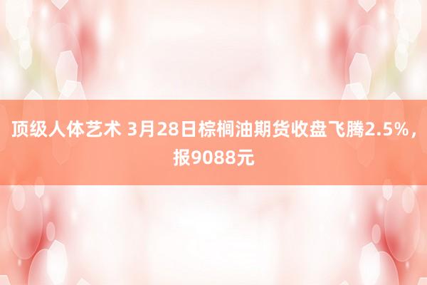 顶级人体艺术 3月28日棕榈油期货收盘飞腾2.5%，报9088元