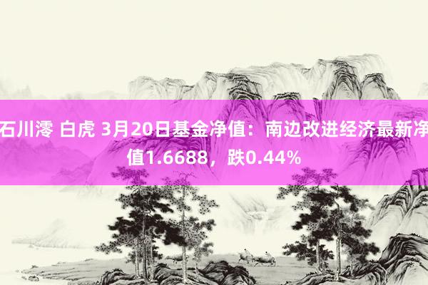 石川澪 白虎 3月20日基金净值：南边改进经济最新净值1.6688，跌0.44%
